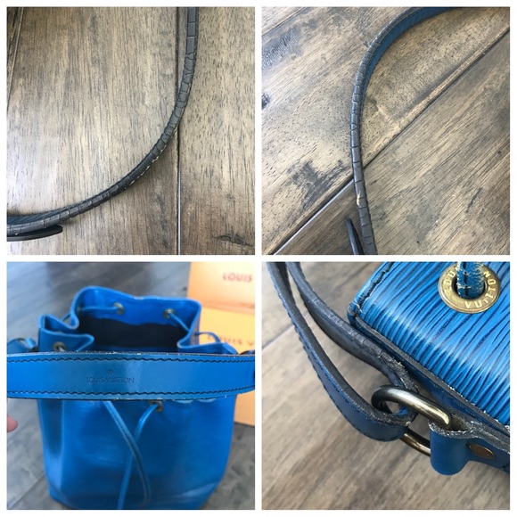 Authentic Louis Vuitton Noe GM Blue - Picture 8 of 8